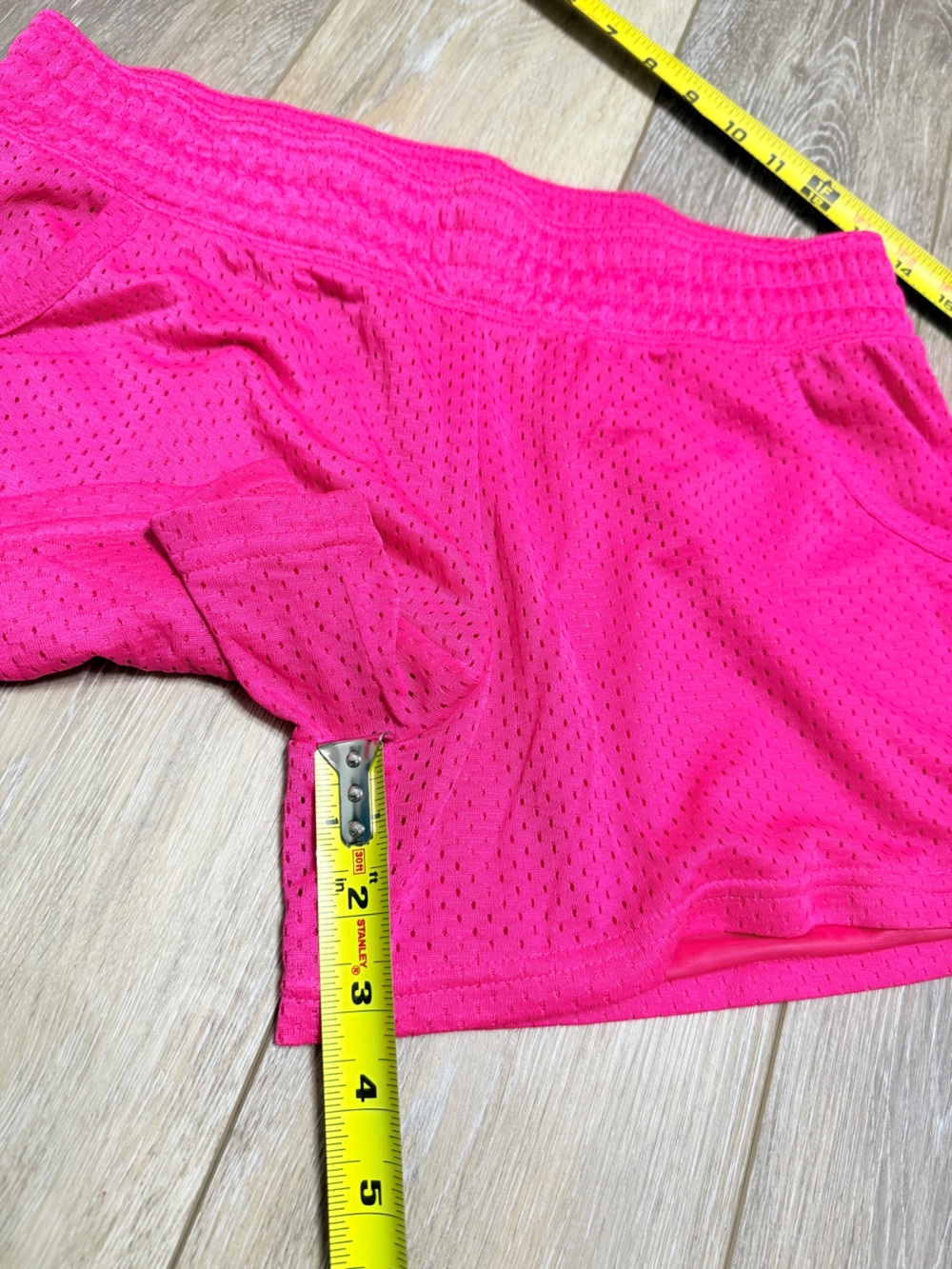 Russell Athletic Vibrant Pink Mesh Athletic Shorts - Picture 7 of 8